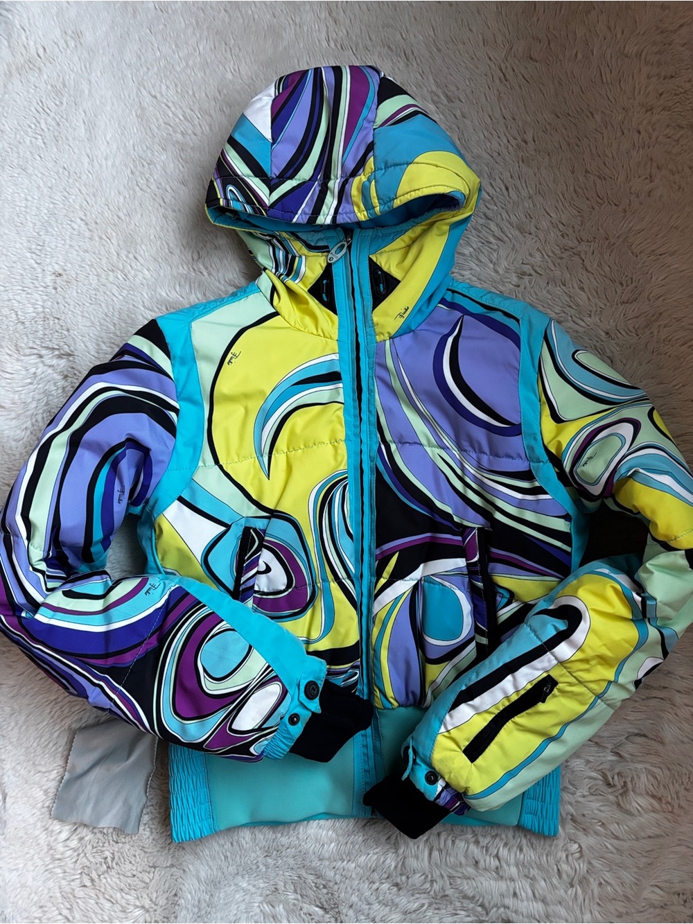 Emilio Pucci x Rossignol "Kaylash" Ski Jacket, Women's M, Vintage Y2K